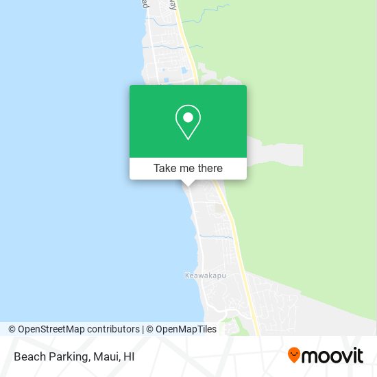 Beach Parking map