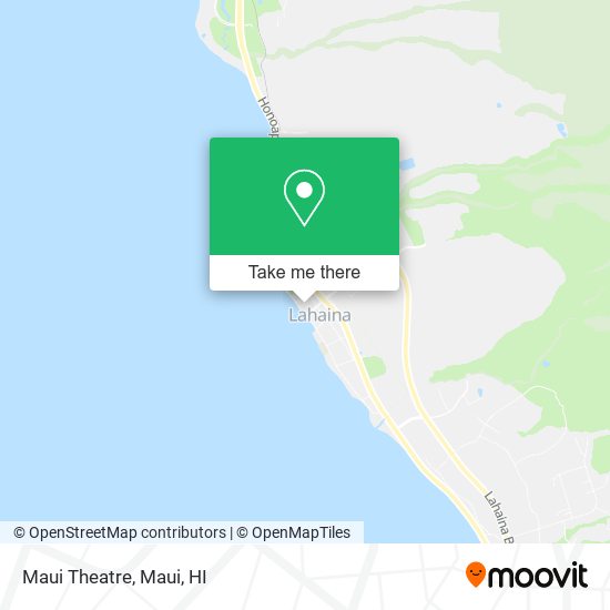 Maui Theatre map