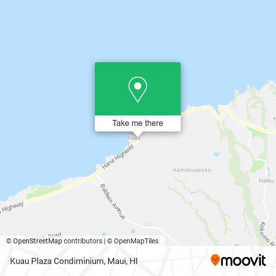 Kuau Plaza Condiminium map