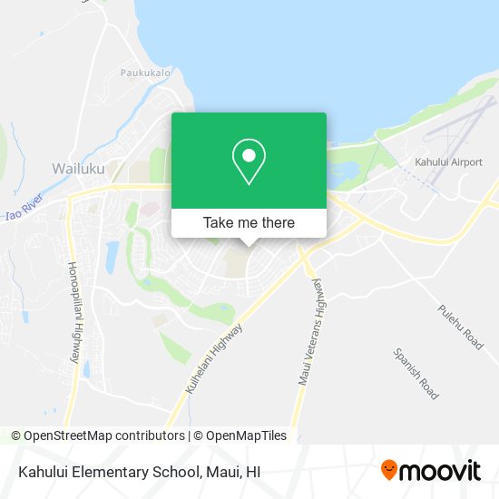 Mapa de Kahului Elementary School