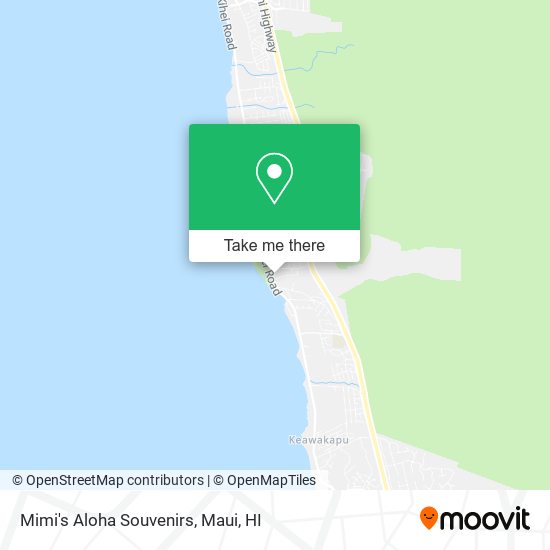 Mimi's Aloha Souvenirs map