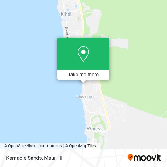 Kamaole Sands map