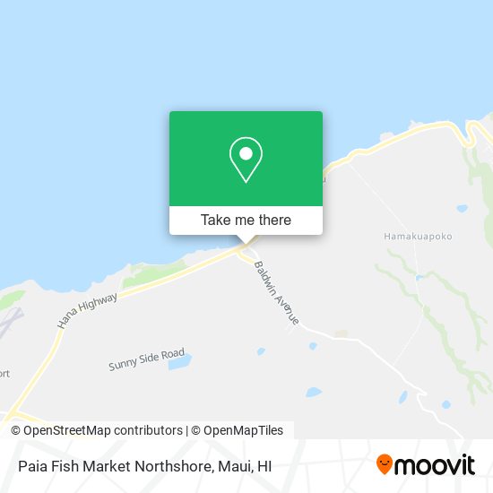 Paia Fish Market Northshore map