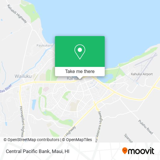Mapa de Central Pacific Bank