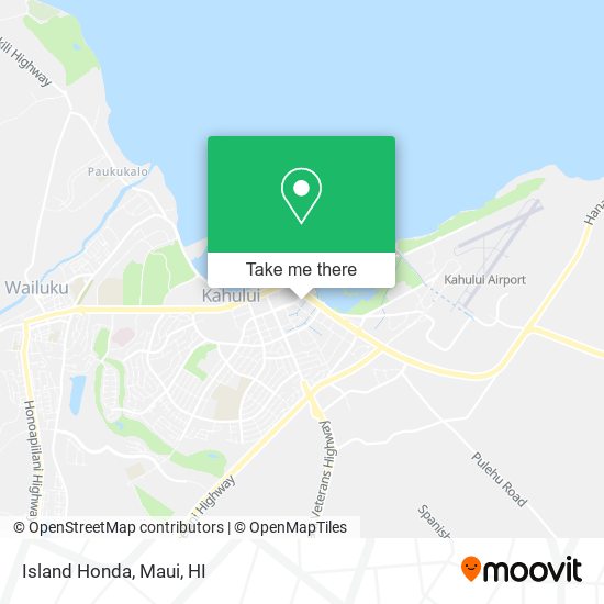 Island Honda map