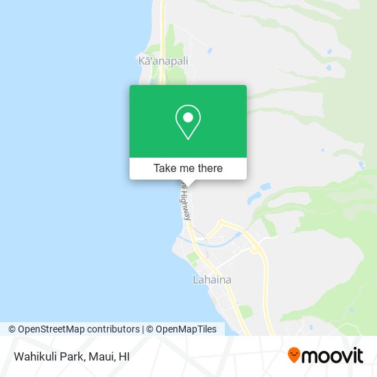 Wahikuli Park map