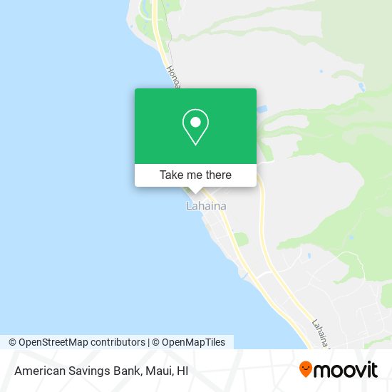 Mapa de American Savings Bank
