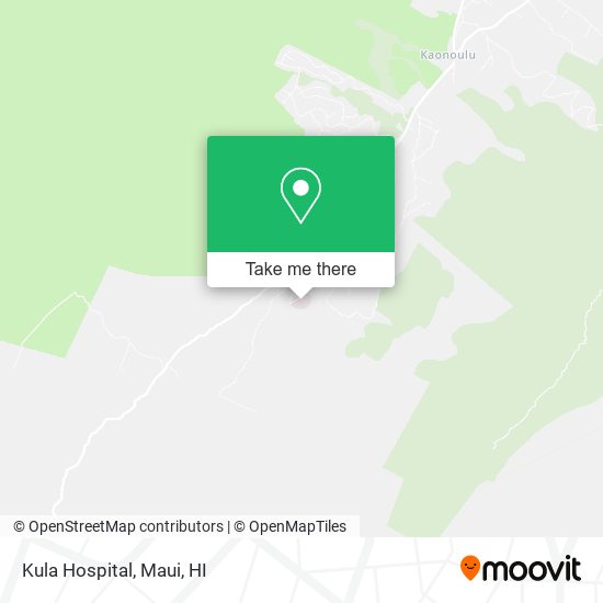 Kula Hospital map