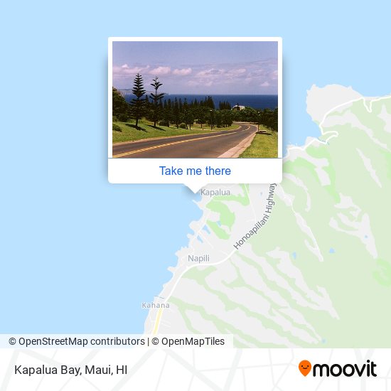 Mapa de Kapalua Bay