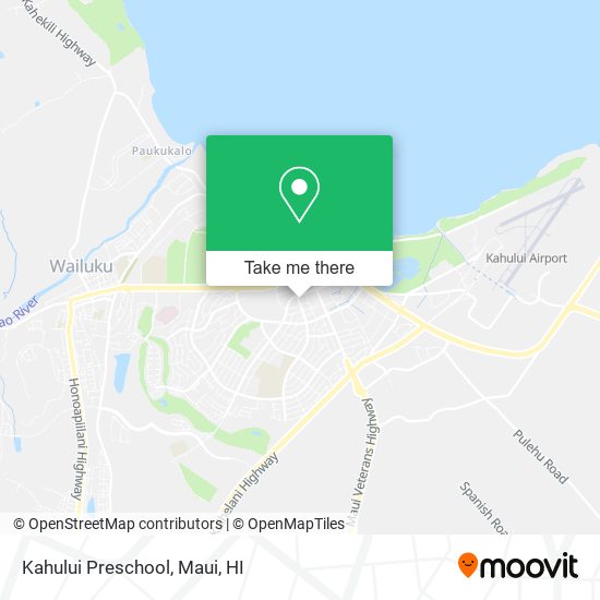 Mapa de Kahului Preschool
