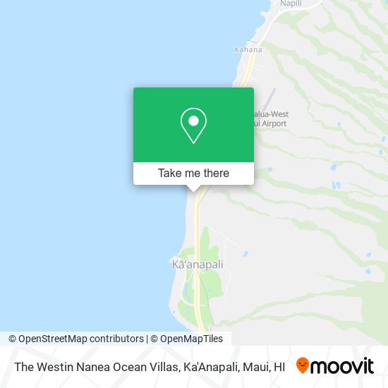 Mapa de The Westin Nanea Ocean Villas, Ka'Anapali
