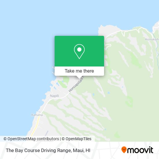 The Bay Course Driving Range map