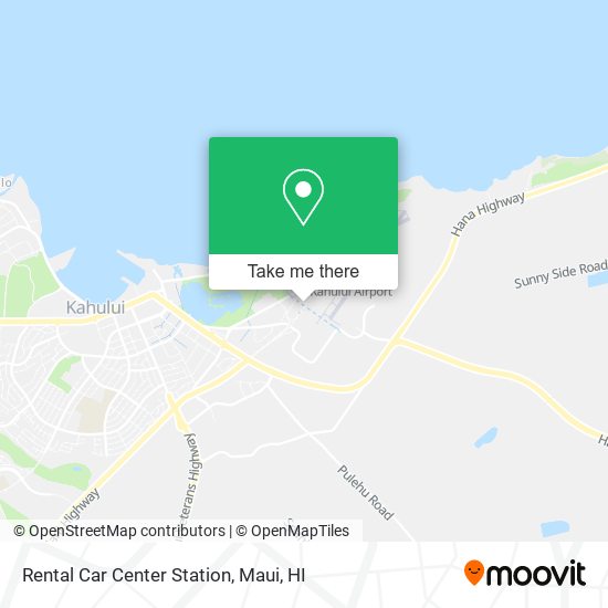 Mapa de Rental Car Center Station