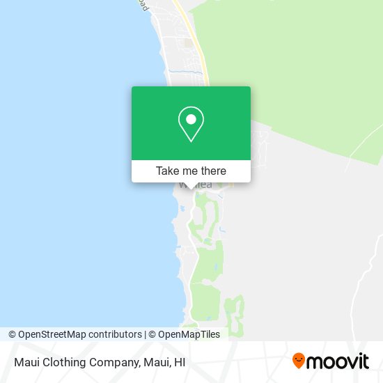 Mapa de Maui Clothing Company