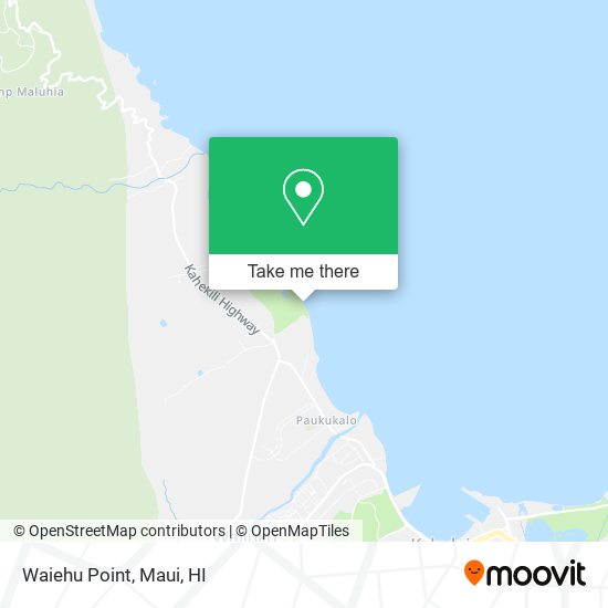 Waiehu Point map