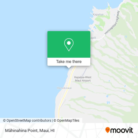 Māhinahina Point map