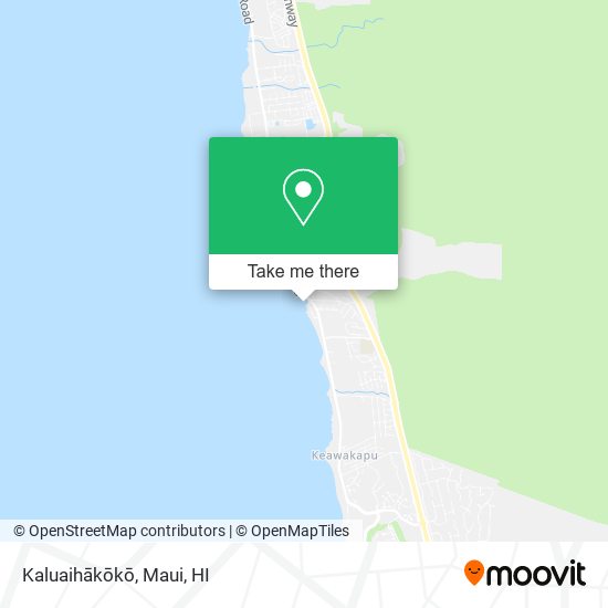 Kaluaihākōkō map
