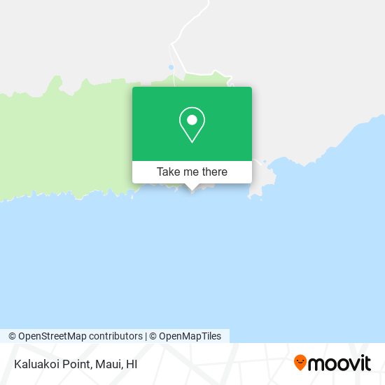 Kaluakoi Point map