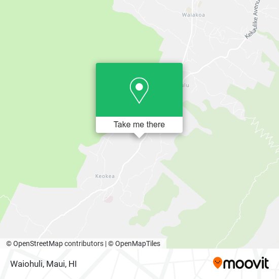 Waiohuli map