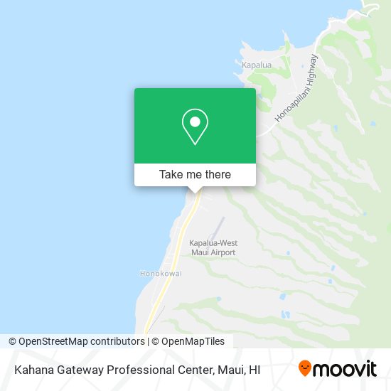 Kahana Gateway Professional Center map