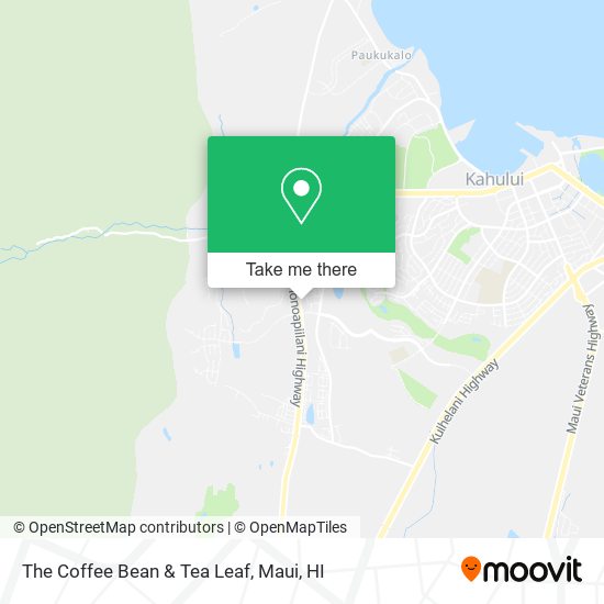 The Coffee Bean & Tea Leaf map