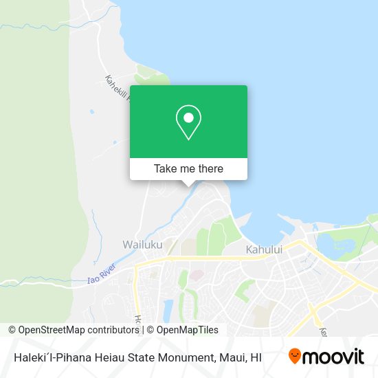 HalekiʻI-Pihana Heiau State Monument map