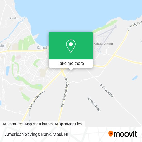 Mapa de American Savings Bank