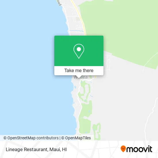 Lineage Restaurant map