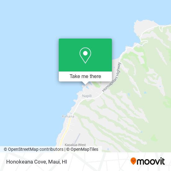 Mapa de Honokeana Cove