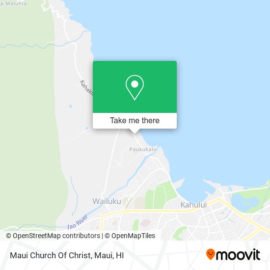 Mapa de Maui Church Of Christ