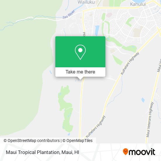Mapa de Maui Tropical Plantation
