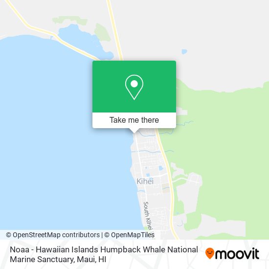 Noaa - Hawaiian Islands Humpback Whale National Marine Sanctuary map