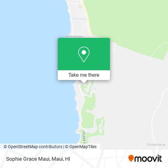Mapa de Sophie Grace Maui