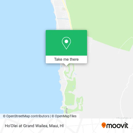 Ho'Olei at Grand Wailea map