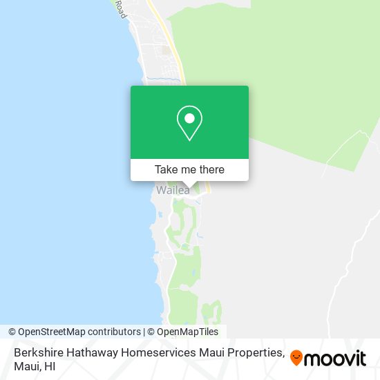 Mapa de Berkshire Hathaway Homeservices Maui Properties