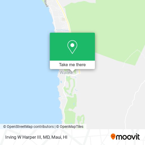 Irving W Harper III, MD map