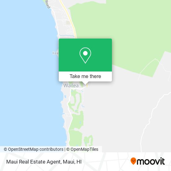 Maui Real Estate Agent map