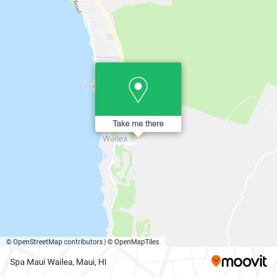 Mapa de Spa Maui Wailea