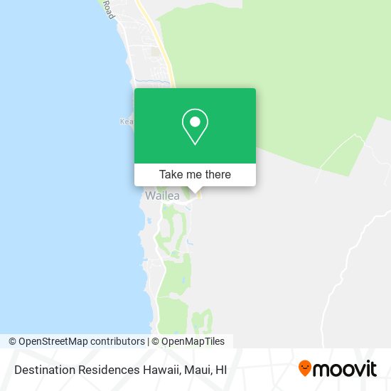 Destination Residences Hawaii map