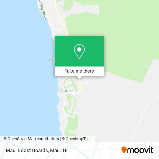 Maui Boost Boards map