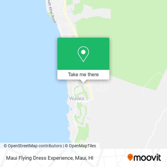 Maui Flying Dress Experience map