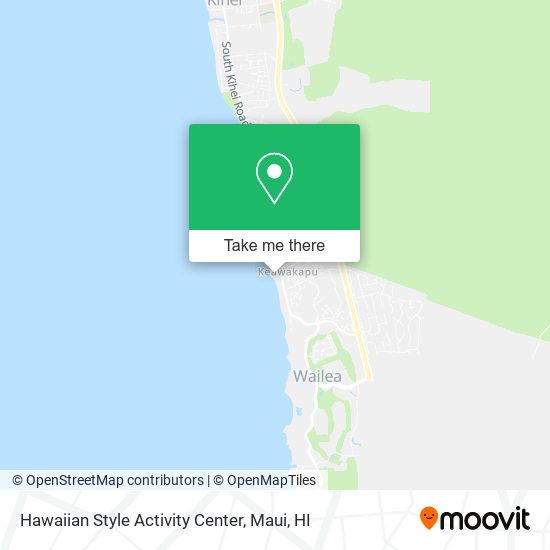 Hawaiian Style Activity Center map