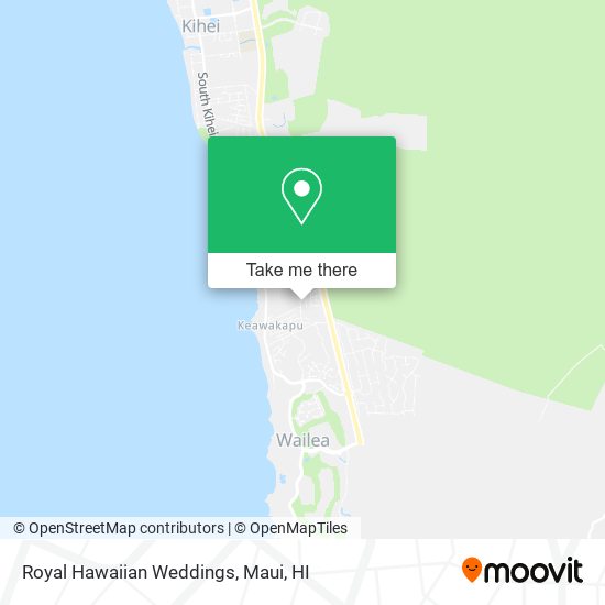 Royal Hawaiian Weddings map