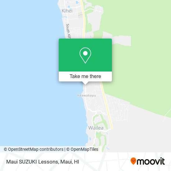 Mapa de Maui SUZUKI Lessons
