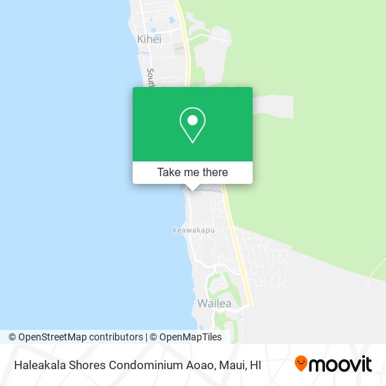 Haleakala Shores Condominium Aoao map