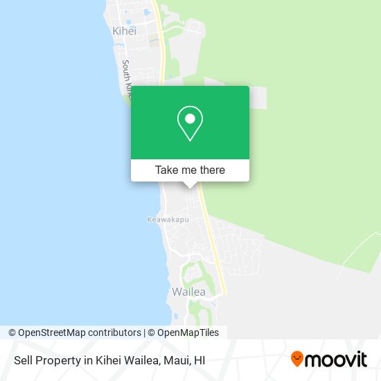 Mapa de Sell Property in Kihei Wailea