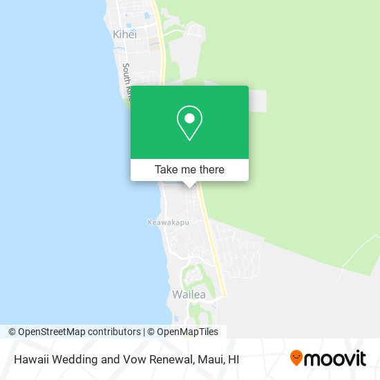 Mapa de Hawaii Wedding and Vow Renewal