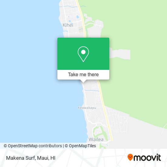 Makena Surf map