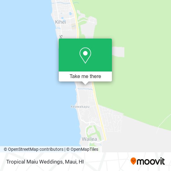 Mapa de Tropical Maiu Weddings