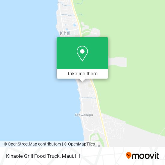 Mapa de Kinaole Grill Food Truck